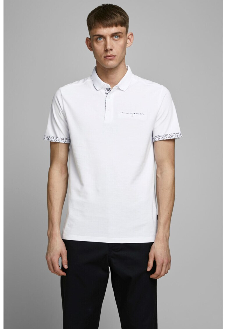 Jack&Jones Тениска от пике James с яка - Pepit.bg