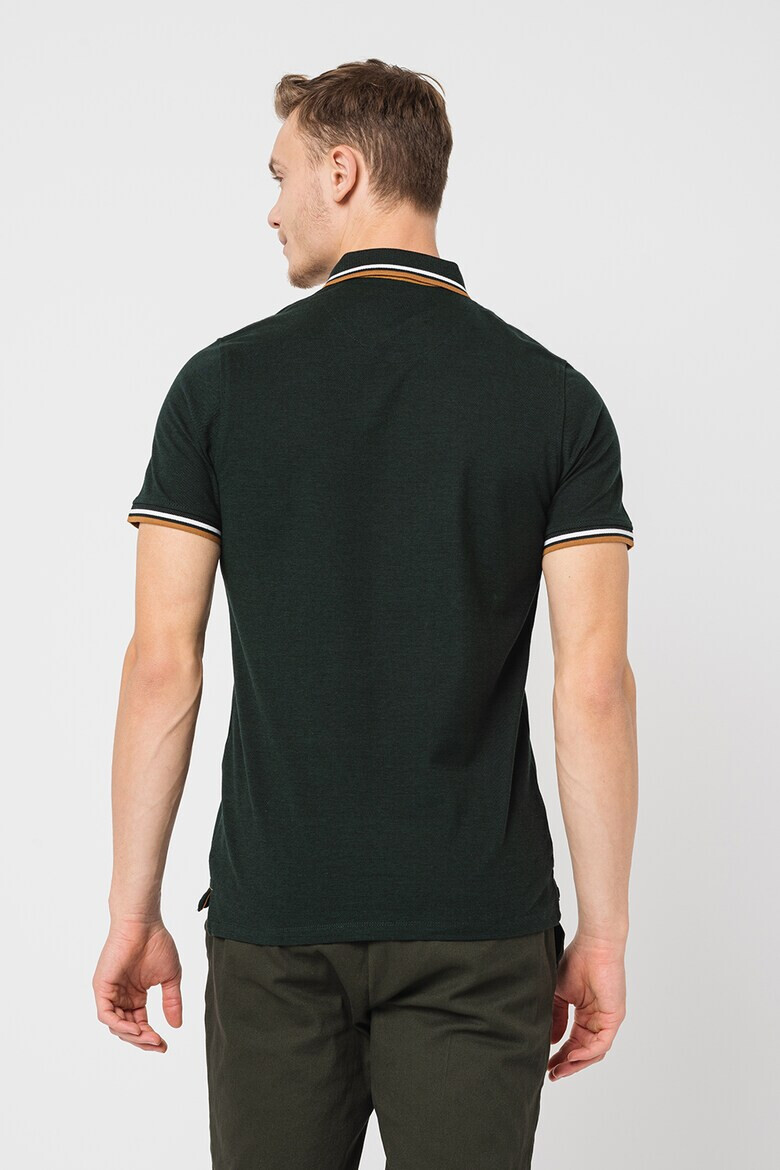 Jack & Jones Вталени тениски с яка Paul - 2 броя - Pepit.bg