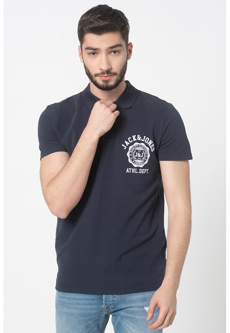 Jack & Jones Тениска с яка Flock от пике - Pepit.bg