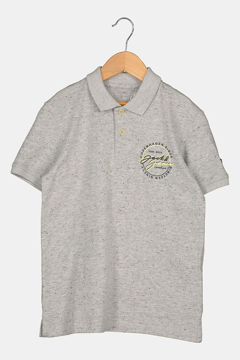 Jack & Jones Тениска с яка и лого - Pepit.bg