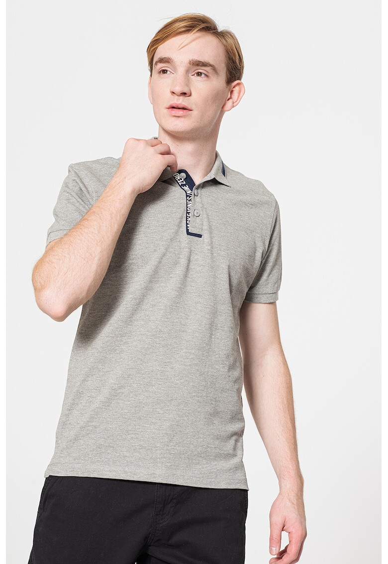 Jack & Jones Тениска с яка и лого - Pepit.bg