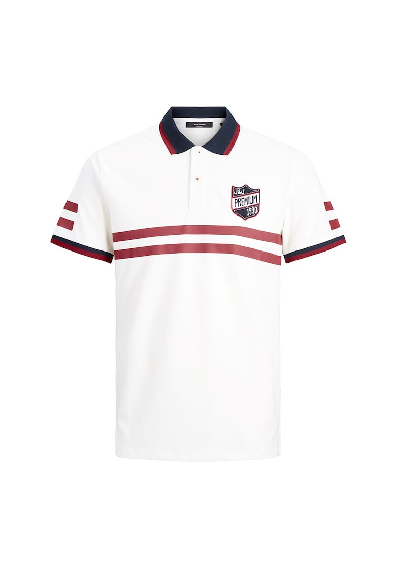 Jack&Jones Тениска с яка и лого - Pepit.bg