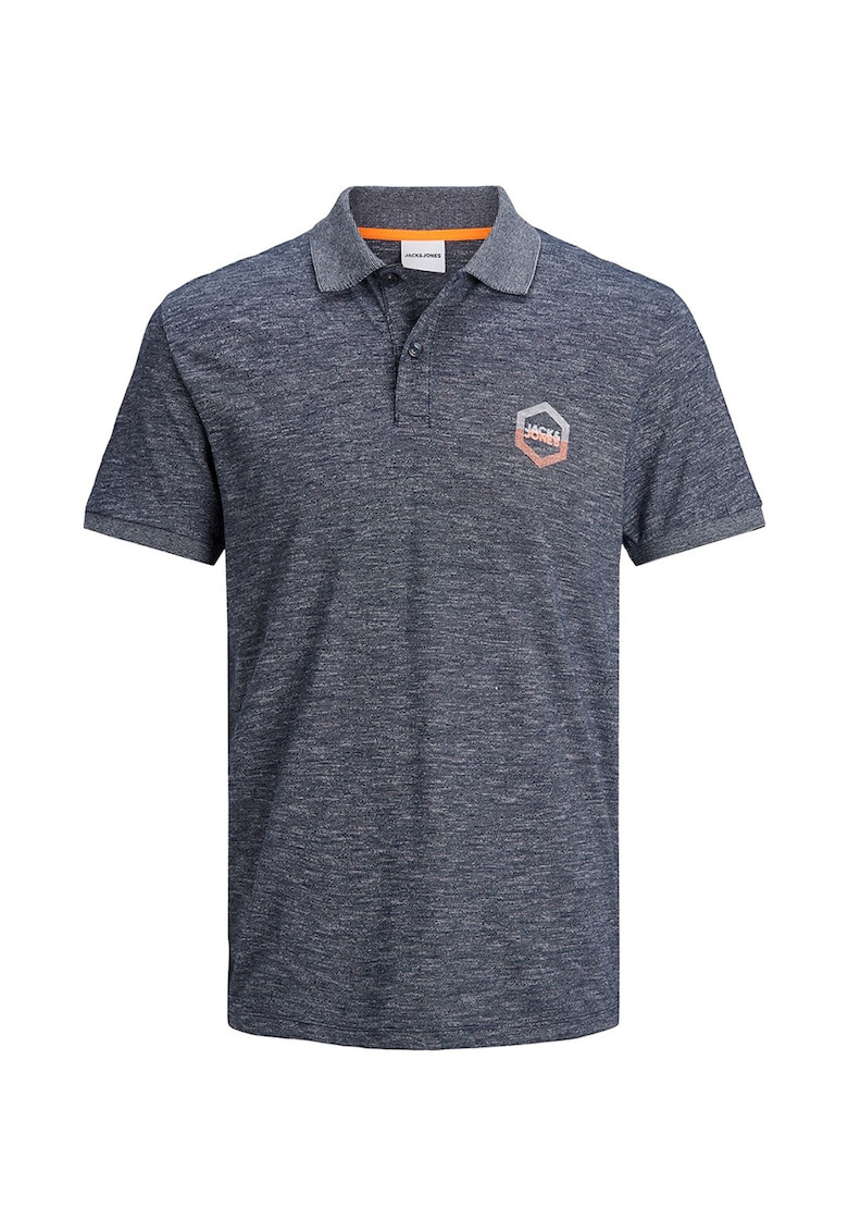 Jack & Jones Тениска с яка и лого - Pepit.bg