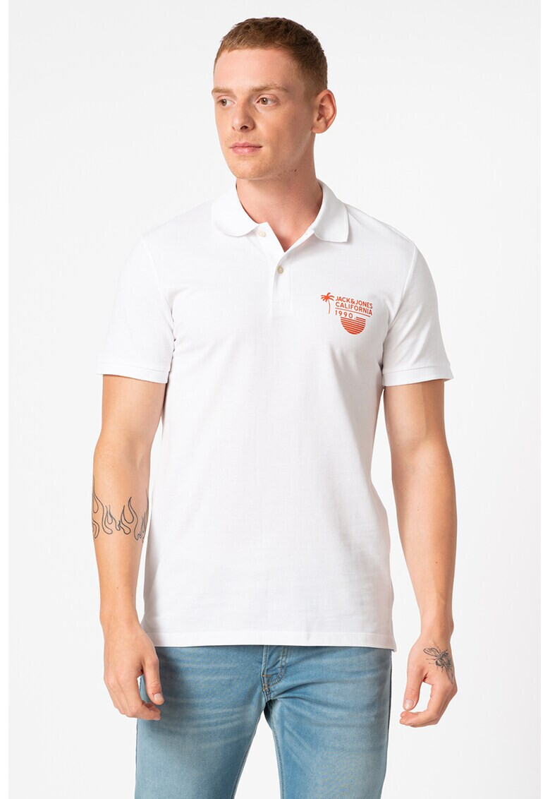 Jack&Jones Тениска с яка Kaipo - Pepit.bg