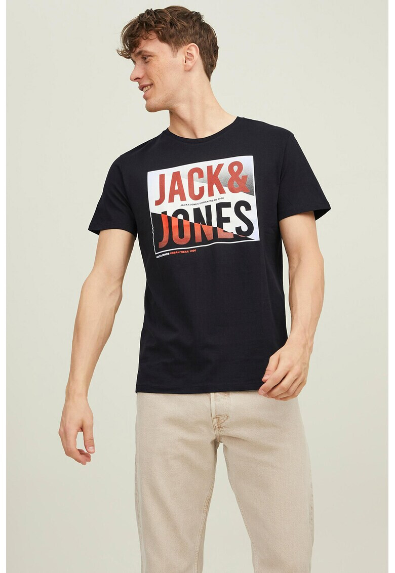 Jack & Jones Тениска Scott с лого - Pepit.bg