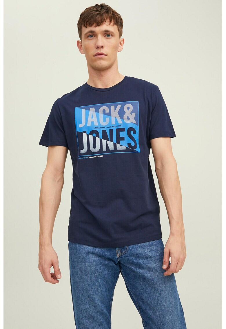 Jack & Jones Тениска Scott с лого - Pepit.bg
