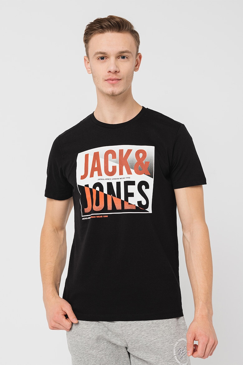 Jack  Jones Тениска Scott с лого - 2 броя - Pepit.bg
