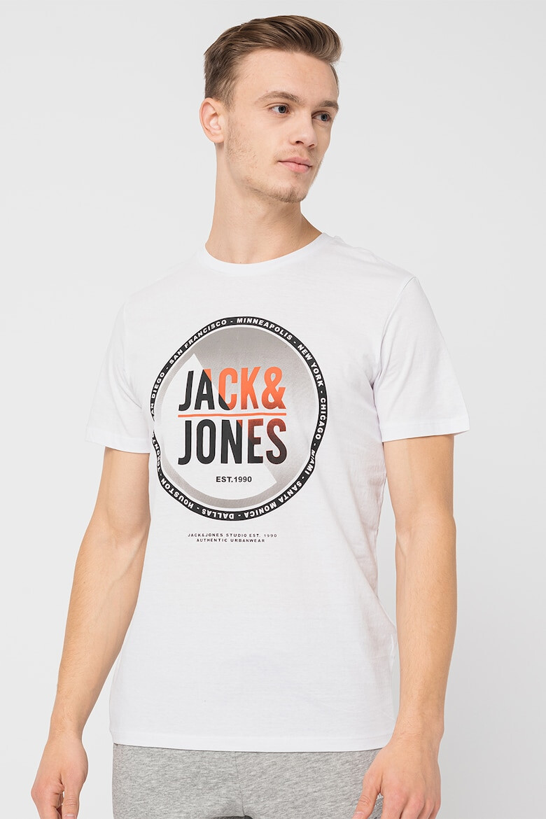 Jack  Jones Тениска Scott с лого - 2 броя - Pepit.bg
