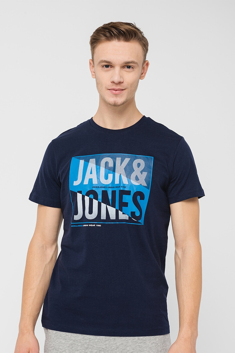 Jack  Jones Тениска Scott с лого - 2 броя - Pepit.bg