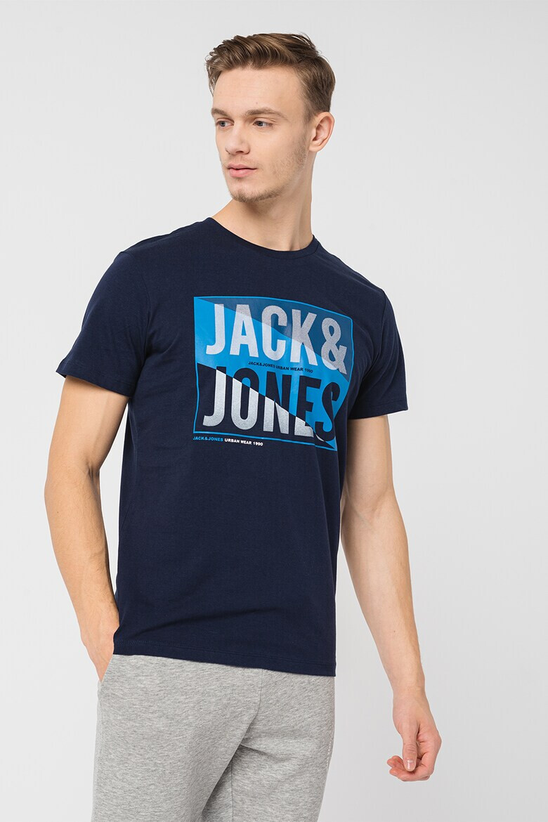 Jack  Jones Тениска Scott с лого - 2 броя - Pepit.bg