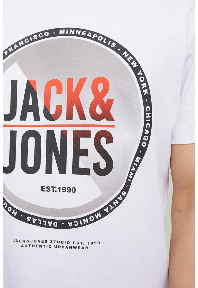 Jack & Jones Тениска Scott с лого - Pepit.bg