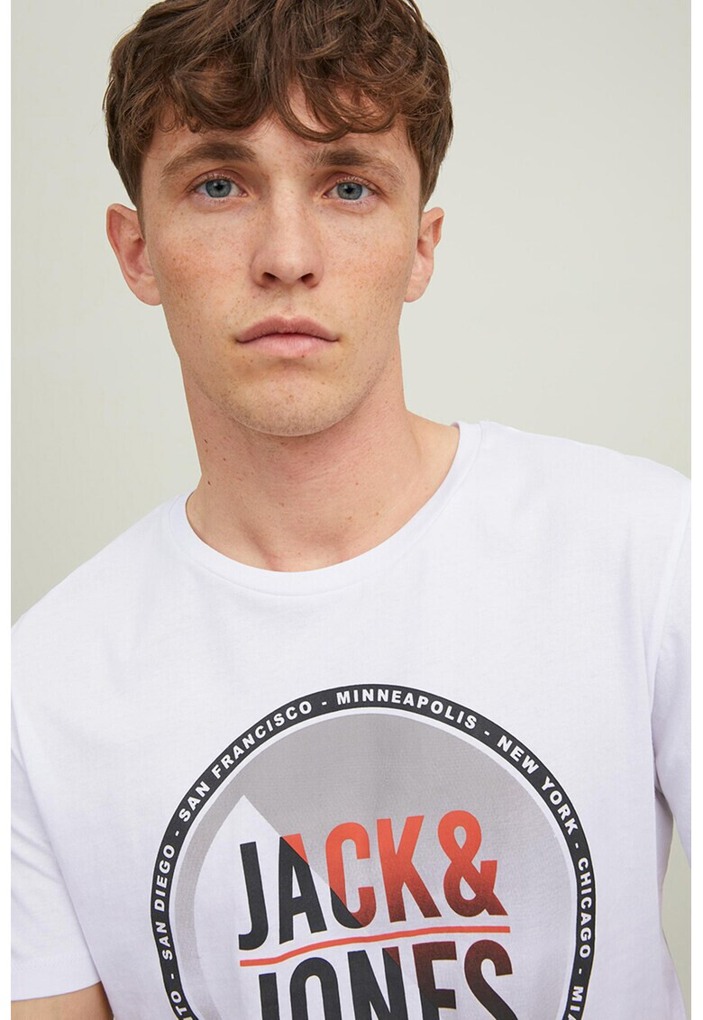 Jack & Jones Тениска Scott с лого - Pepit.bg