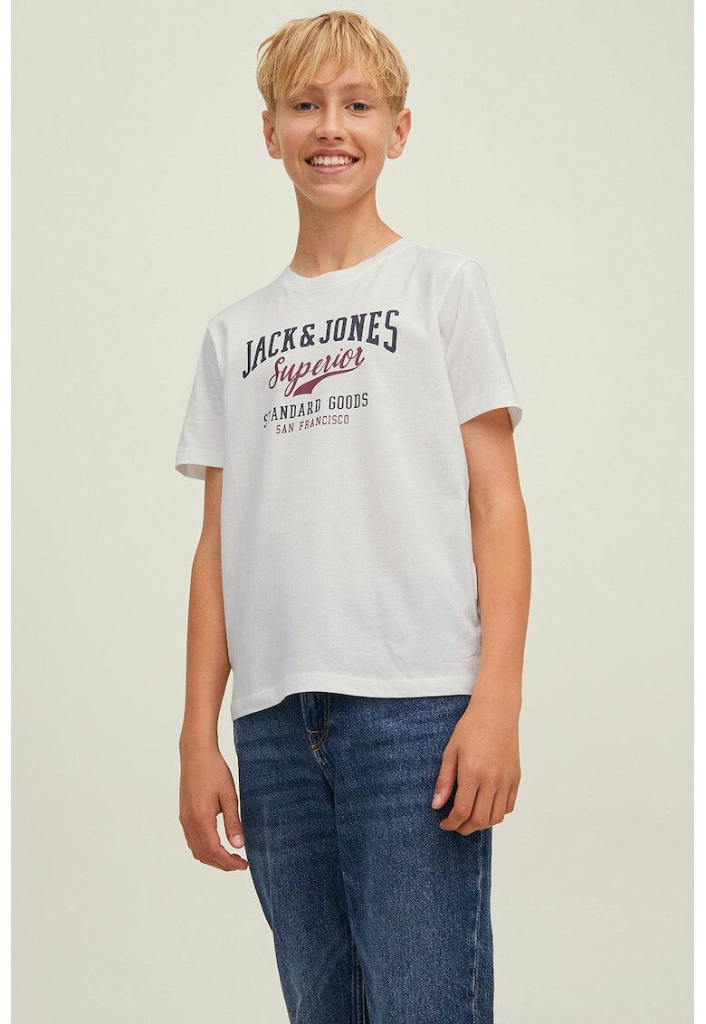 Jack & Jones Тениска със стандартна кройка и лого - Pepit.bg