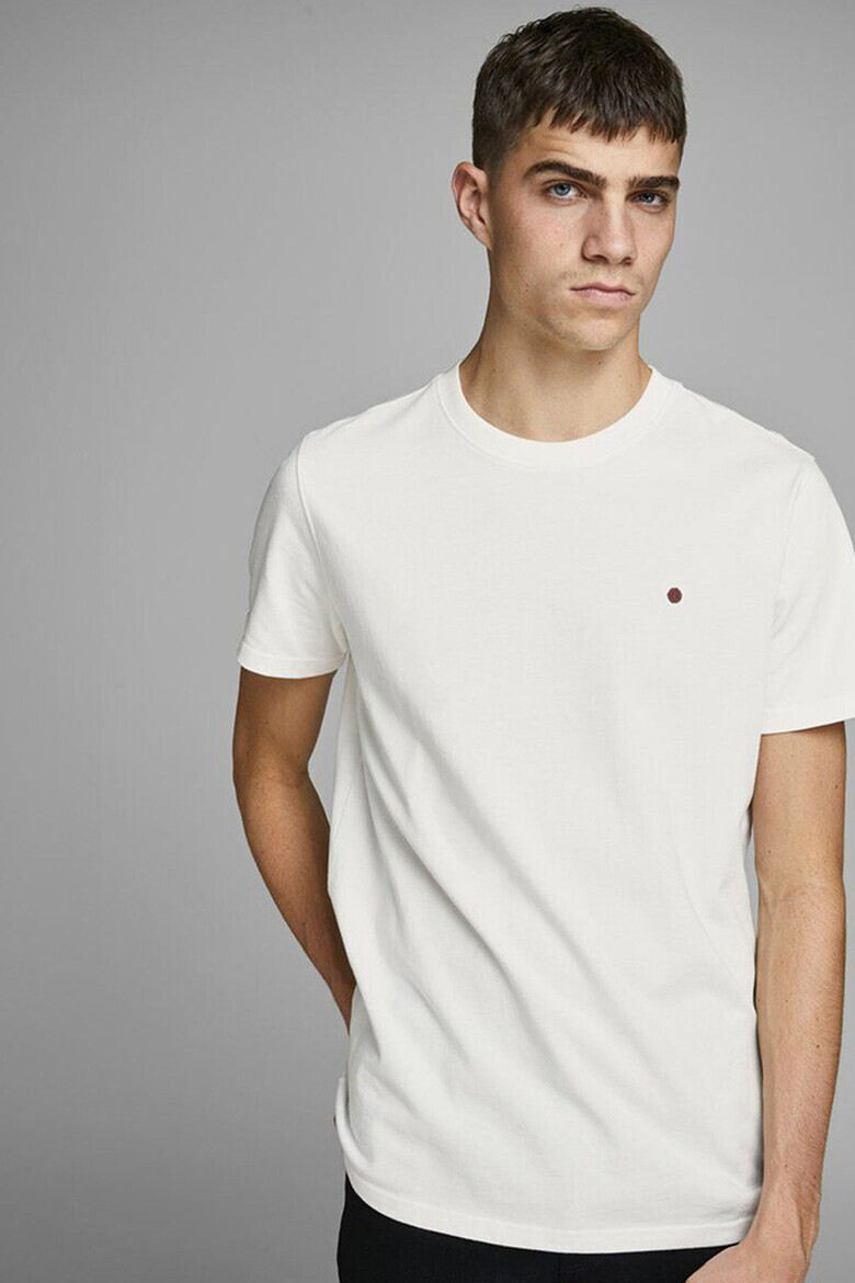 Jack&Jones Jack & Jones Тениска със стандартна кройка и овално деколте - Pepit.bg