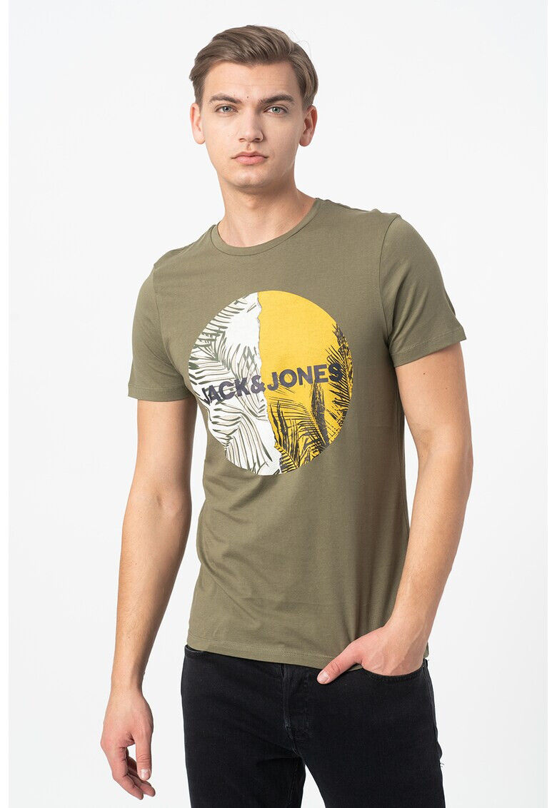 Jack&Jones Тениска Stein с овално деколте - Pepit.bg