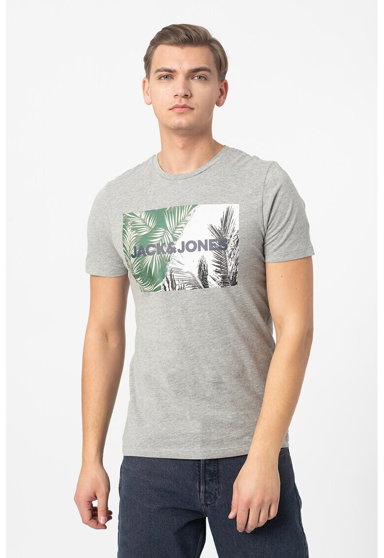 Jack&Jones Тениска Stein с овално деколте - Pepit.bg