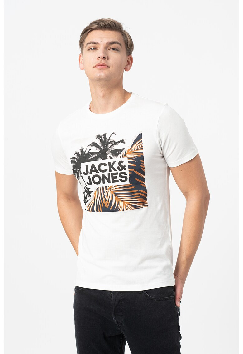 Jack&Jones Тениска Stein с овално деколте - Pepit.bg