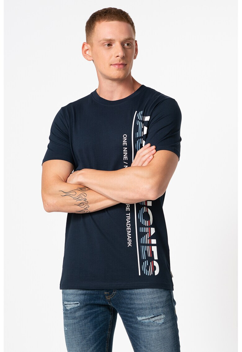 Jack&Jones Тениска Structure по тялото - Pepit.bg
