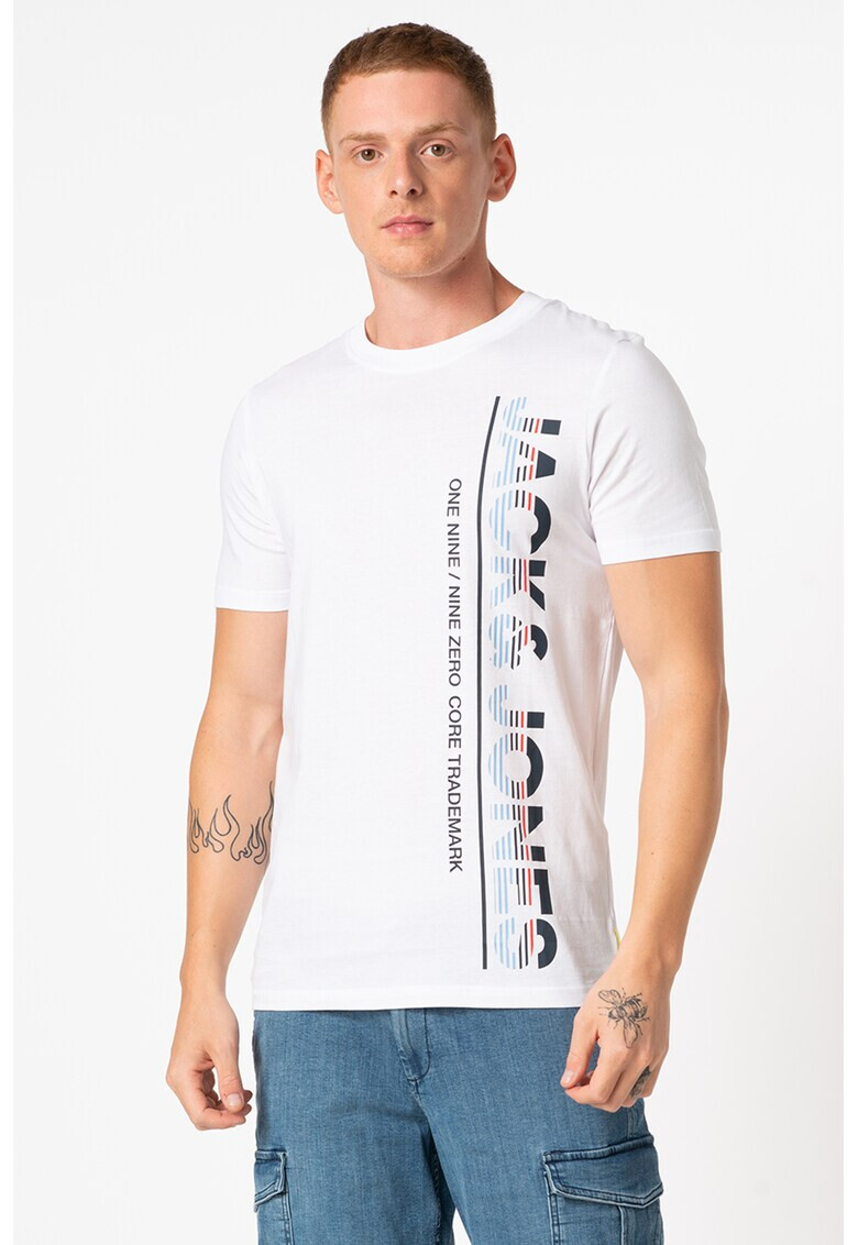 Jack&Jones Тениска Structure по тялото - Pepit.bg