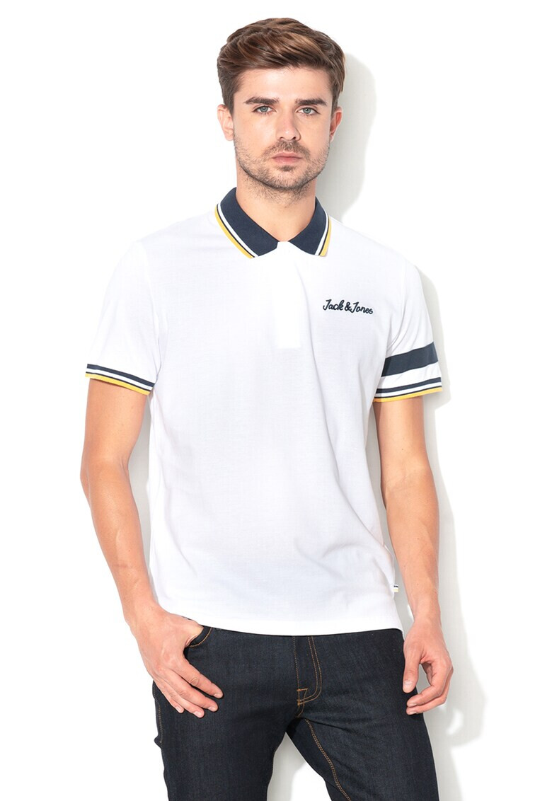 Jack&Jones Тениска Winksy с яка - Pepit.bg