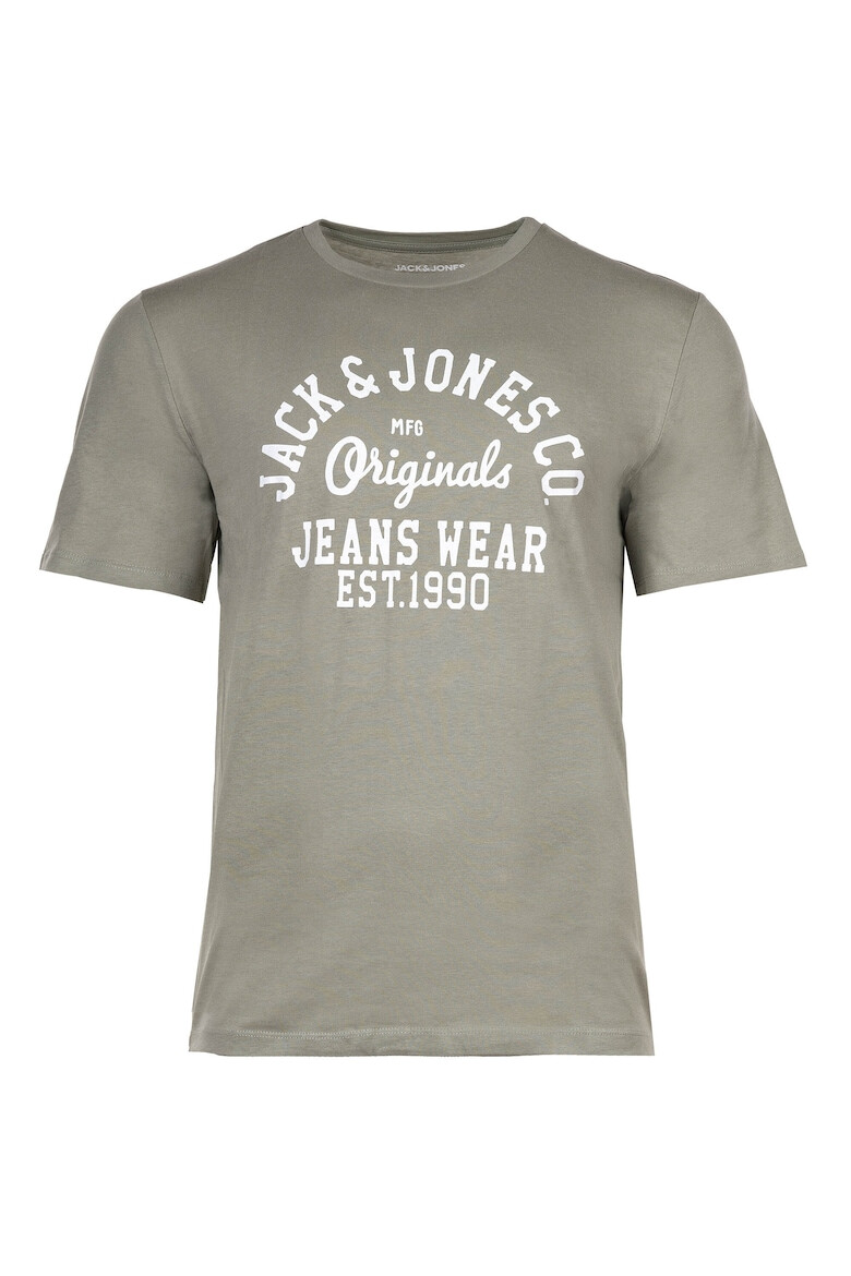 Jack  Jones Тениски Leogra с лого - 5 броя - Pepit.bg