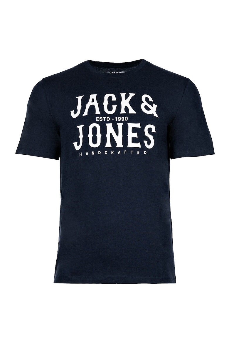 Jack  Jones Тениски Leogra с лого - 5 броя - Pepit.bg