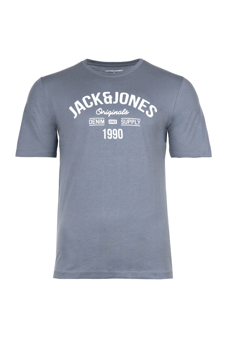 Jack  Jones Тениски Leogra с лого - 5 броя - Pepit.bg