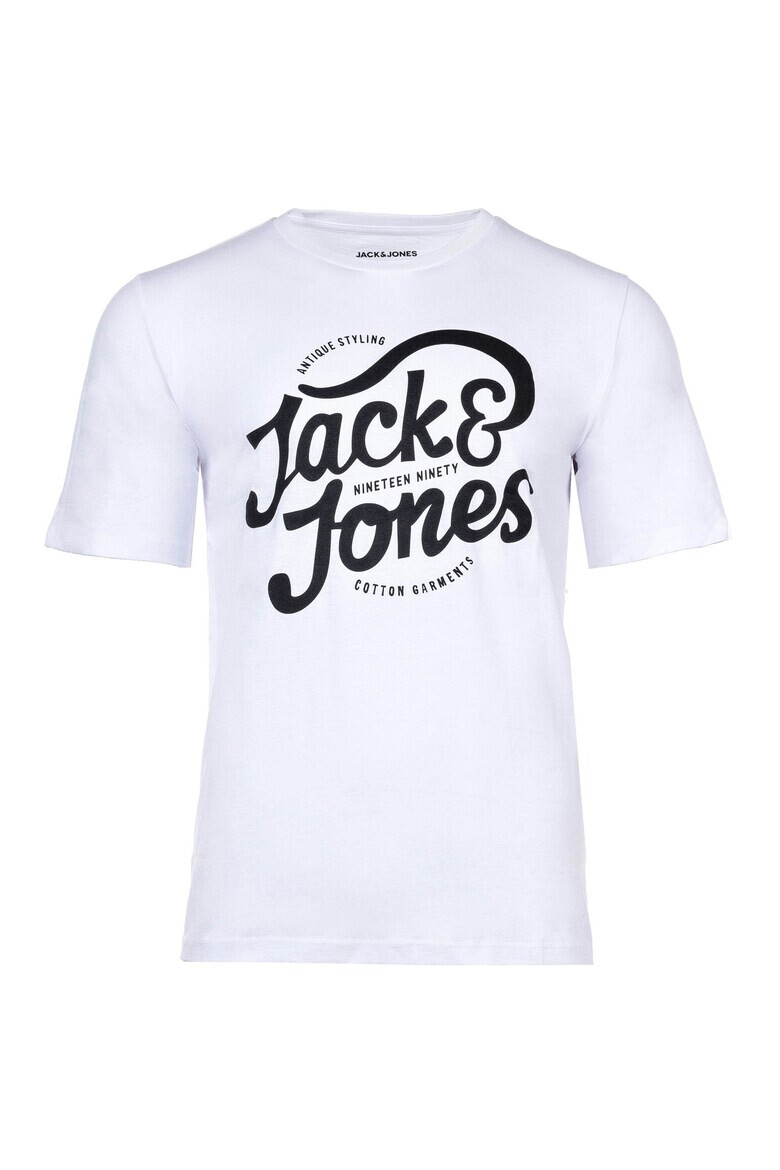 Jack  Jones Тениски Leogra с лого - 5 броя - Pepit.bg