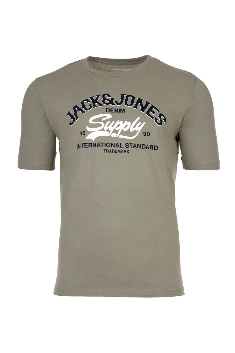 Jack  Jones Тениски Leogra с лого - 5 броя - Pepit.bg