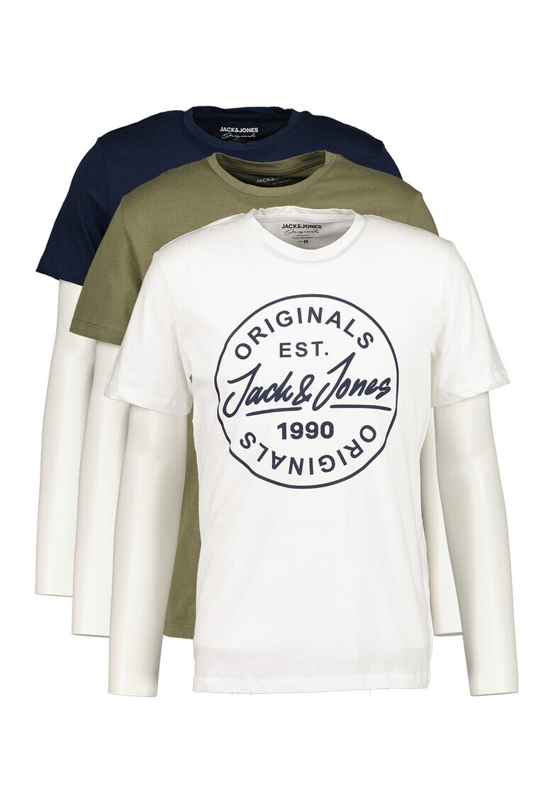 Jack&Jones Jack & Jones Тениски More с лого - 3 броя - Pepit.bg