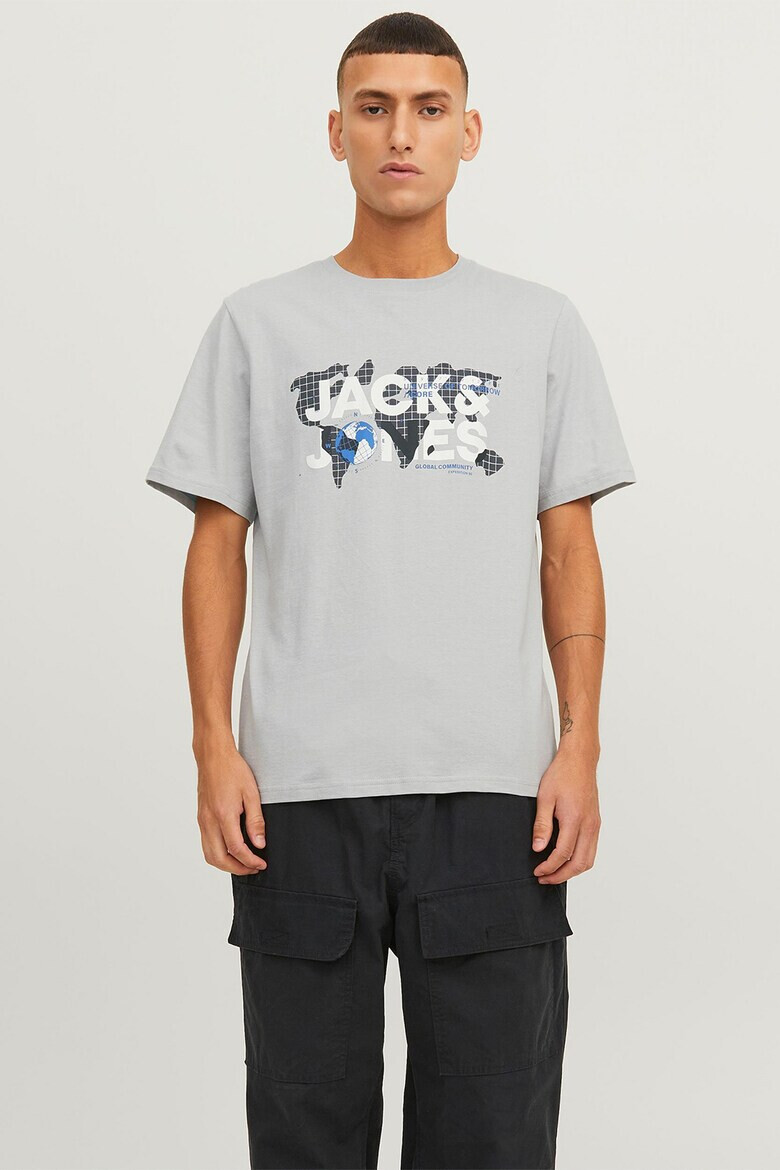 Jack & Jones Тениски на лога - 2 броя - Pepit.bg