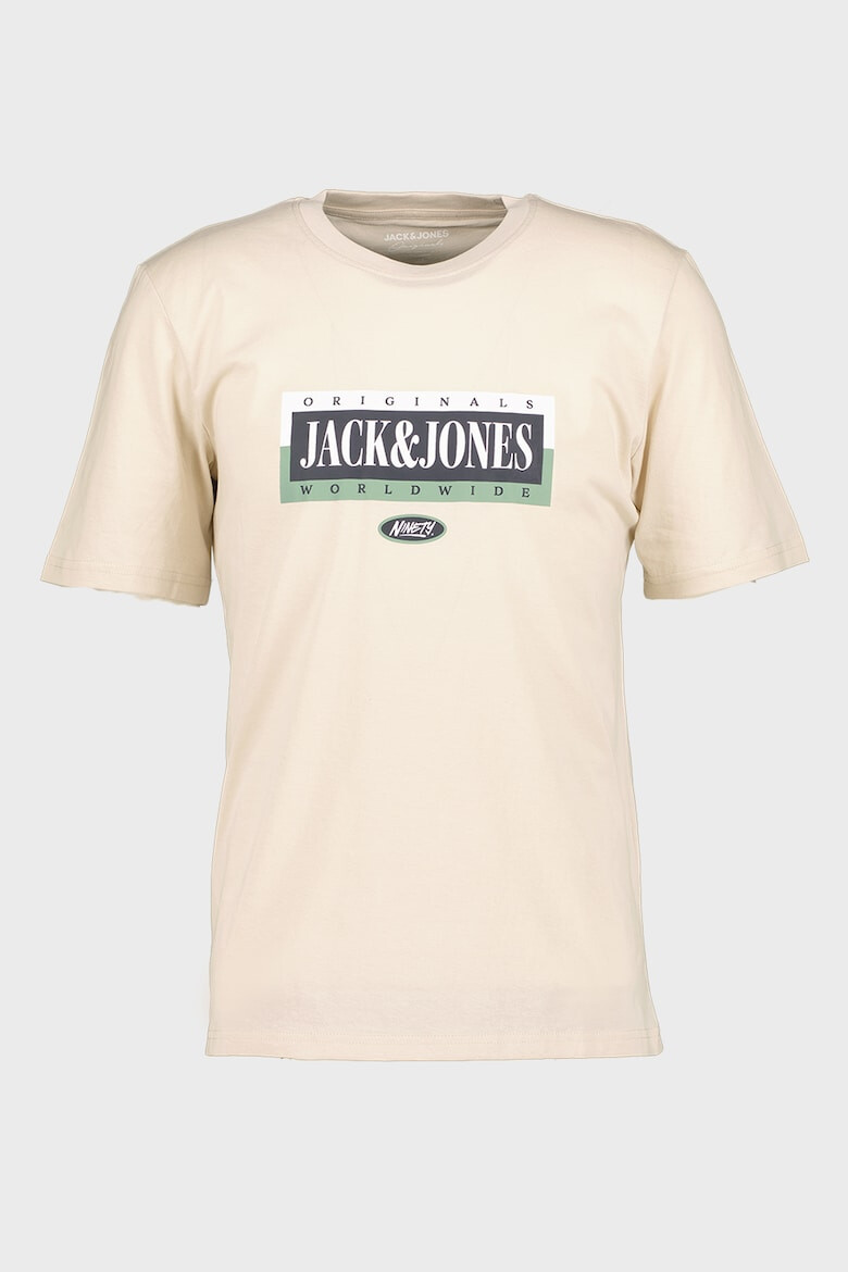 Jack  Jones Тениски на лога Cobin - 5 броя - Pepit.bg