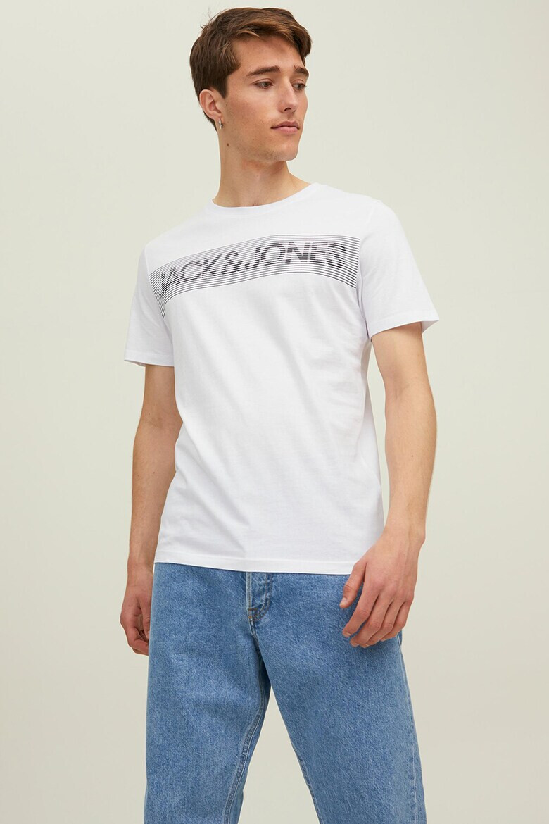 Jack & Jones Тениски с лого - 3 броя - Pepit.bg