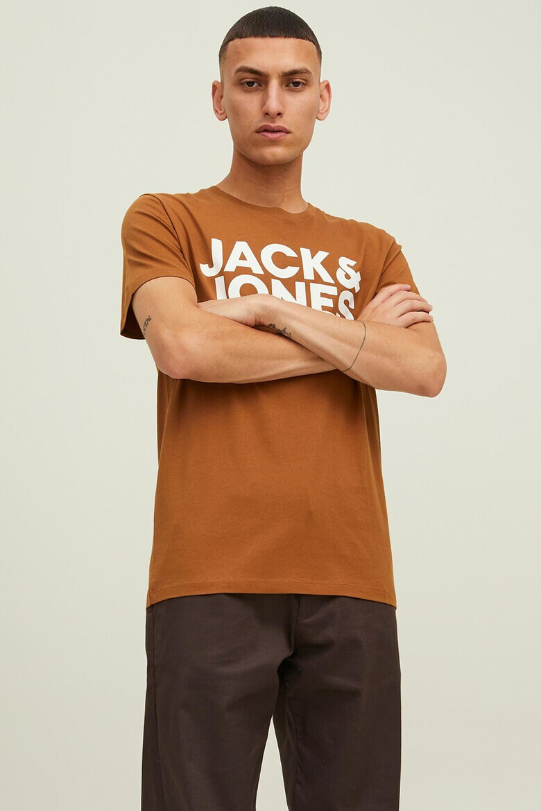 Jack & Jones Тениски с лого - 3 броя - Pepit.bg