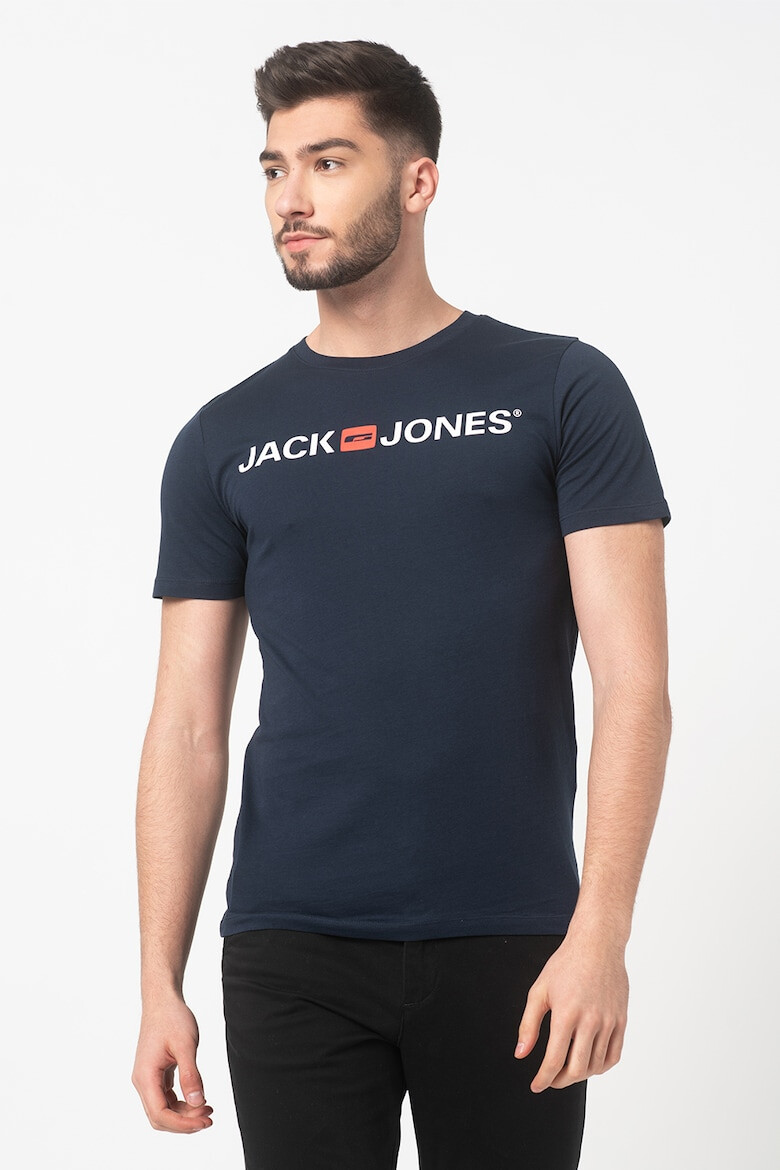 Jack  Jones Тениски с овално деколте 3 броя - Pepit.bg