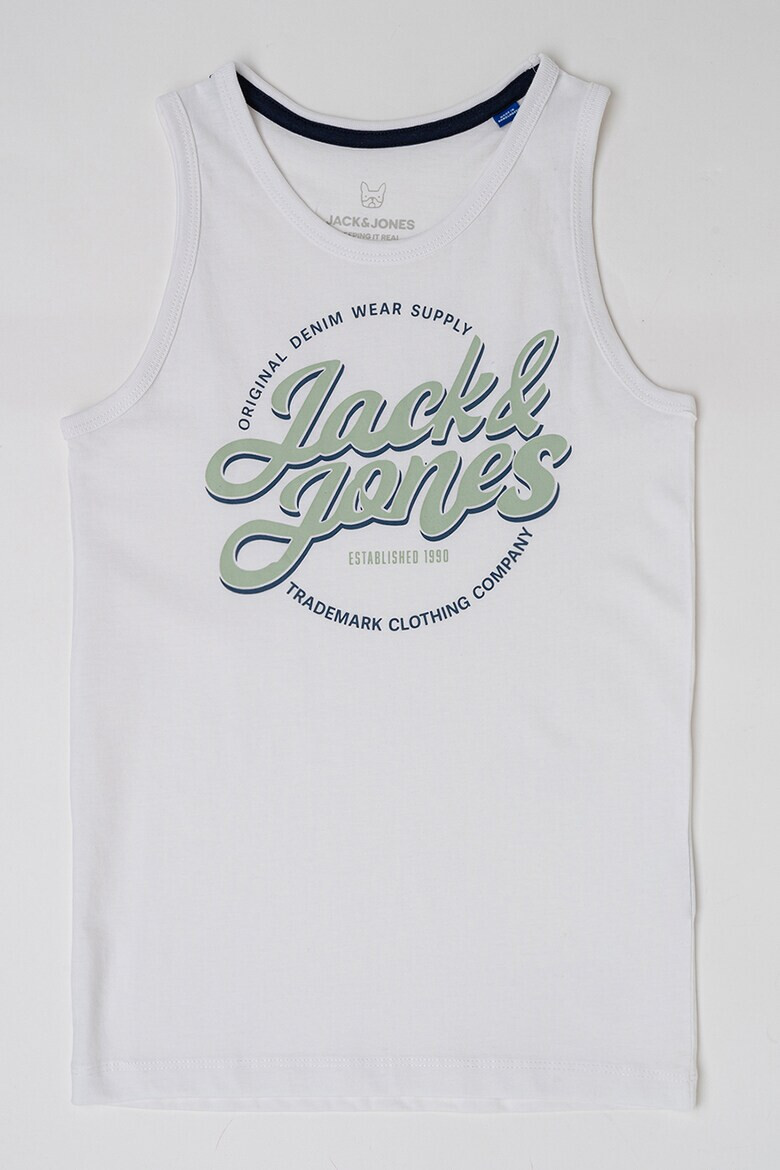 Jack & Jones Топ с памук и лого - Pepit.bg