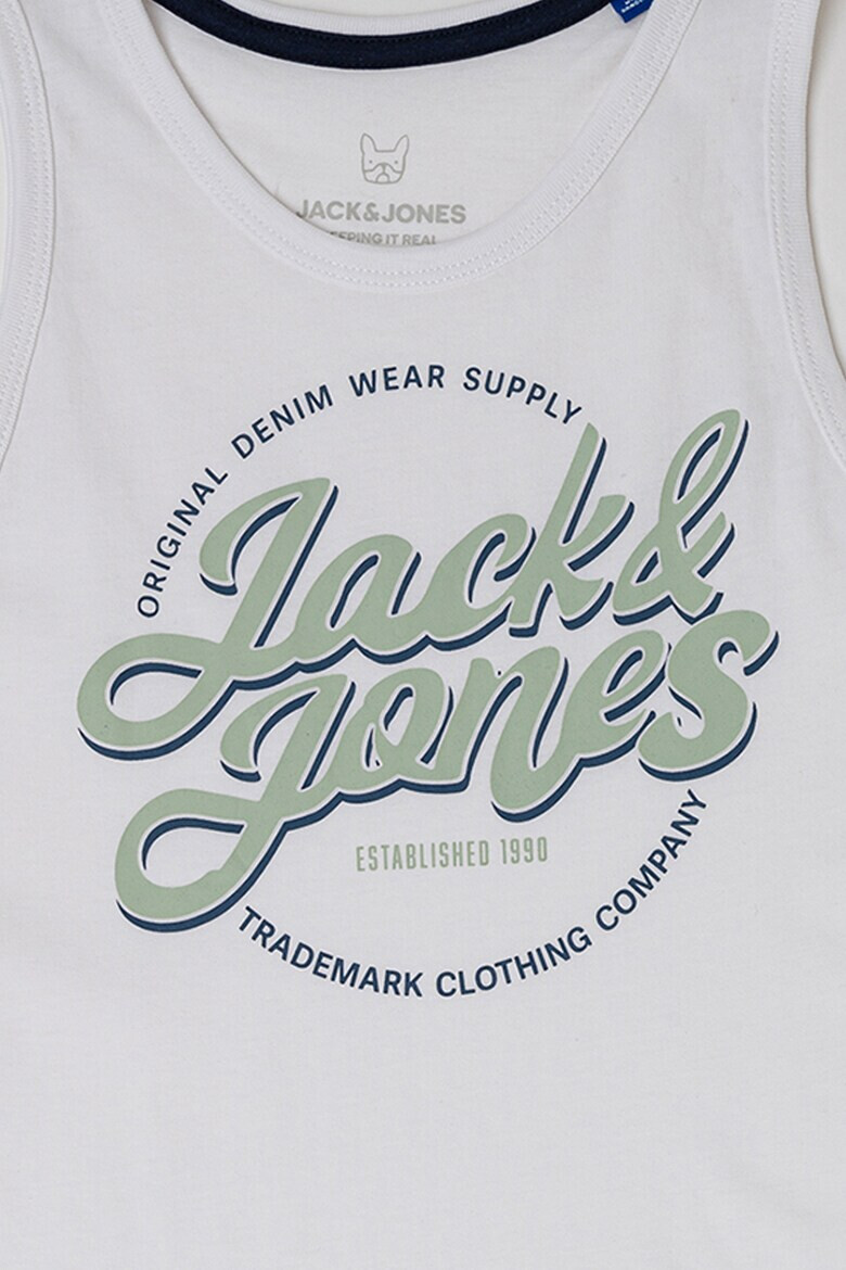 Jack & Jones Топ с памук и лого - Pepit.bg