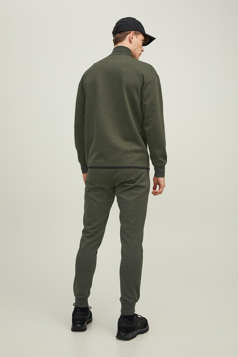 Jack & Jones Унисекс суитшърт с къс цип - Pepit.bg