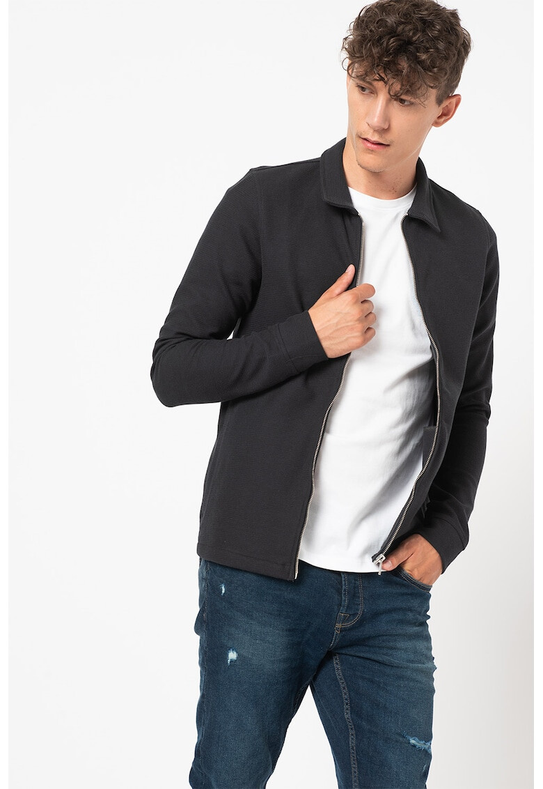 Jack&Jones Втален суитшърт Blajones с цип - Pepit.bg