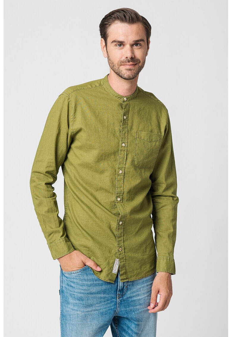 Jack & Jones Вталена риза Blupreston с лен - Pepit.bg