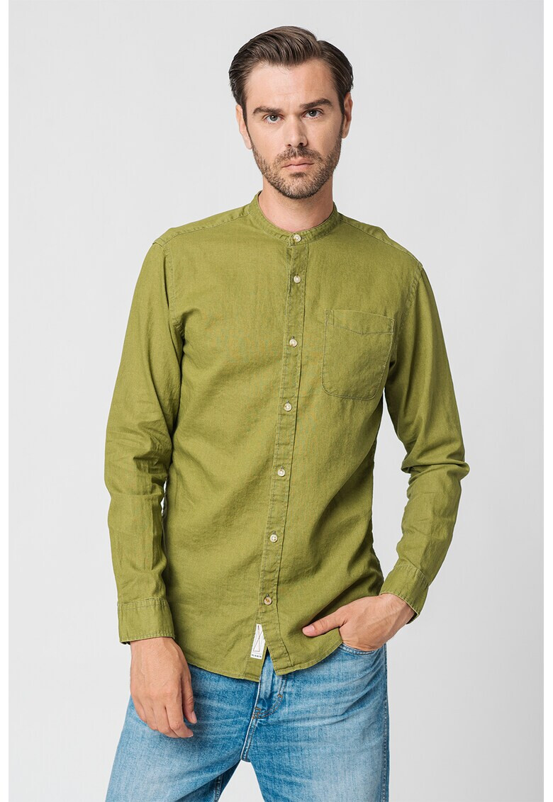 Jack & Jones Вталена риза Blupreston с лен - Pepit.bg