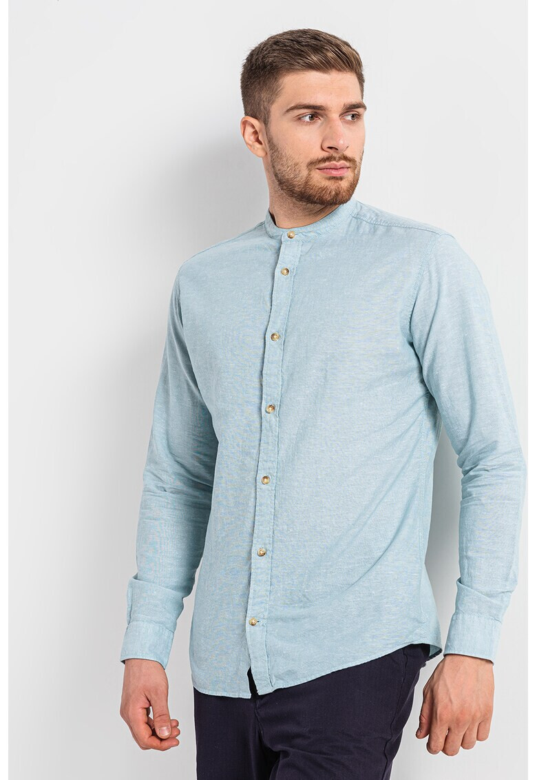 Jack & Jones Вталена риза с лен Summer - Pepit.bg