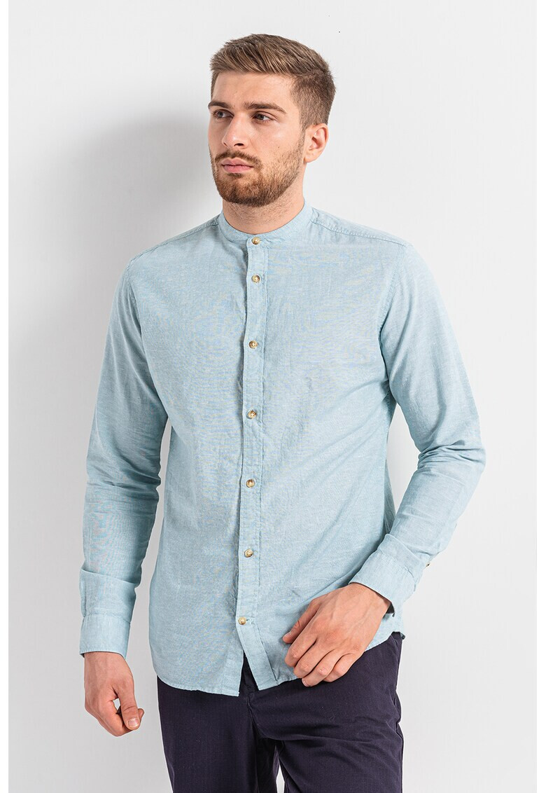Jack & Jones Вталена риза с лен Summer - Pepit.bg