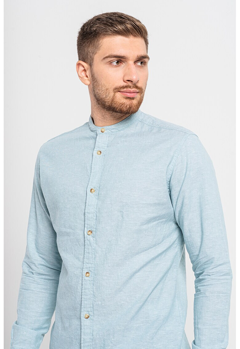 Jack & Jones Вталена риза с лен Summer - Pepit.bg