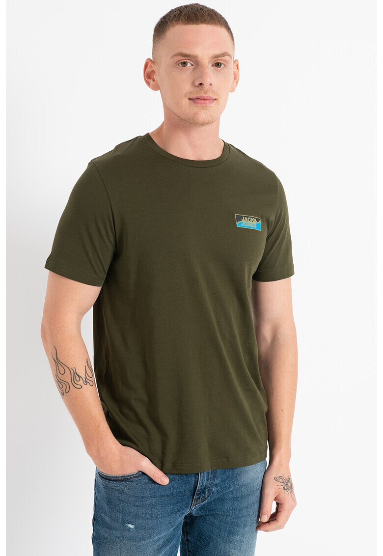 Jack&Jones Вталена тениска Fly с лого - Pepit.bg