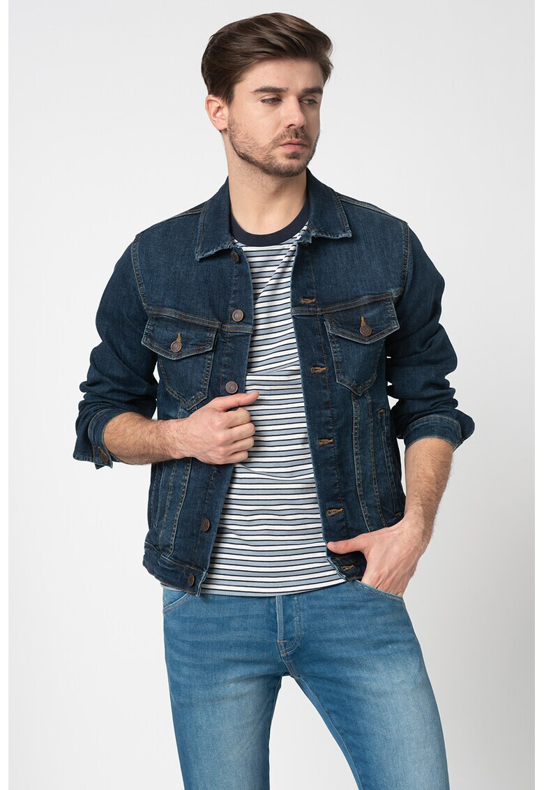 Jack&Jones Яке Alvin от деним - Pepit.bg