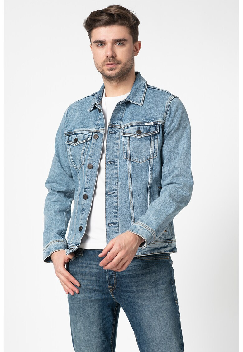 Jack&Jones Яке Jean от деним - Pepit.bg