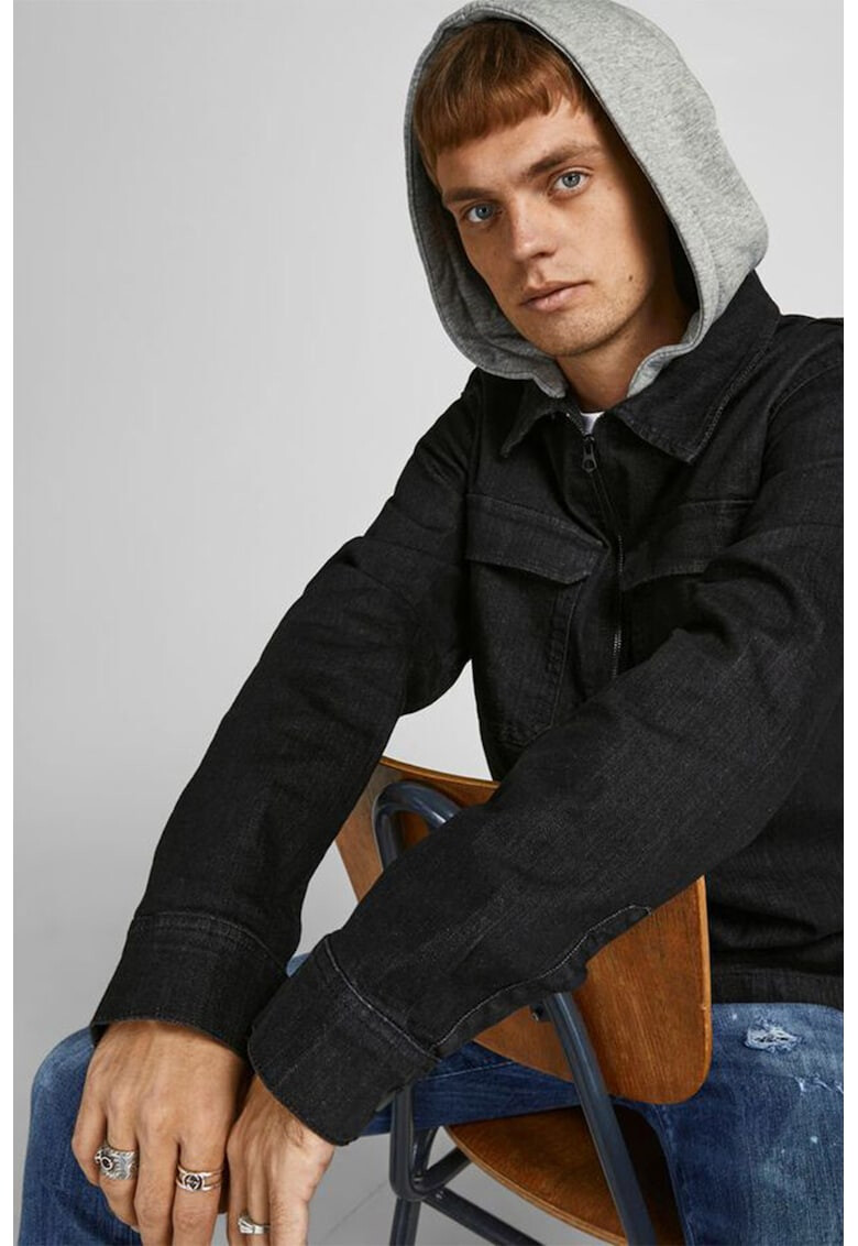 Jack & Jones Яке от деним с качулка - Pepit.bg
