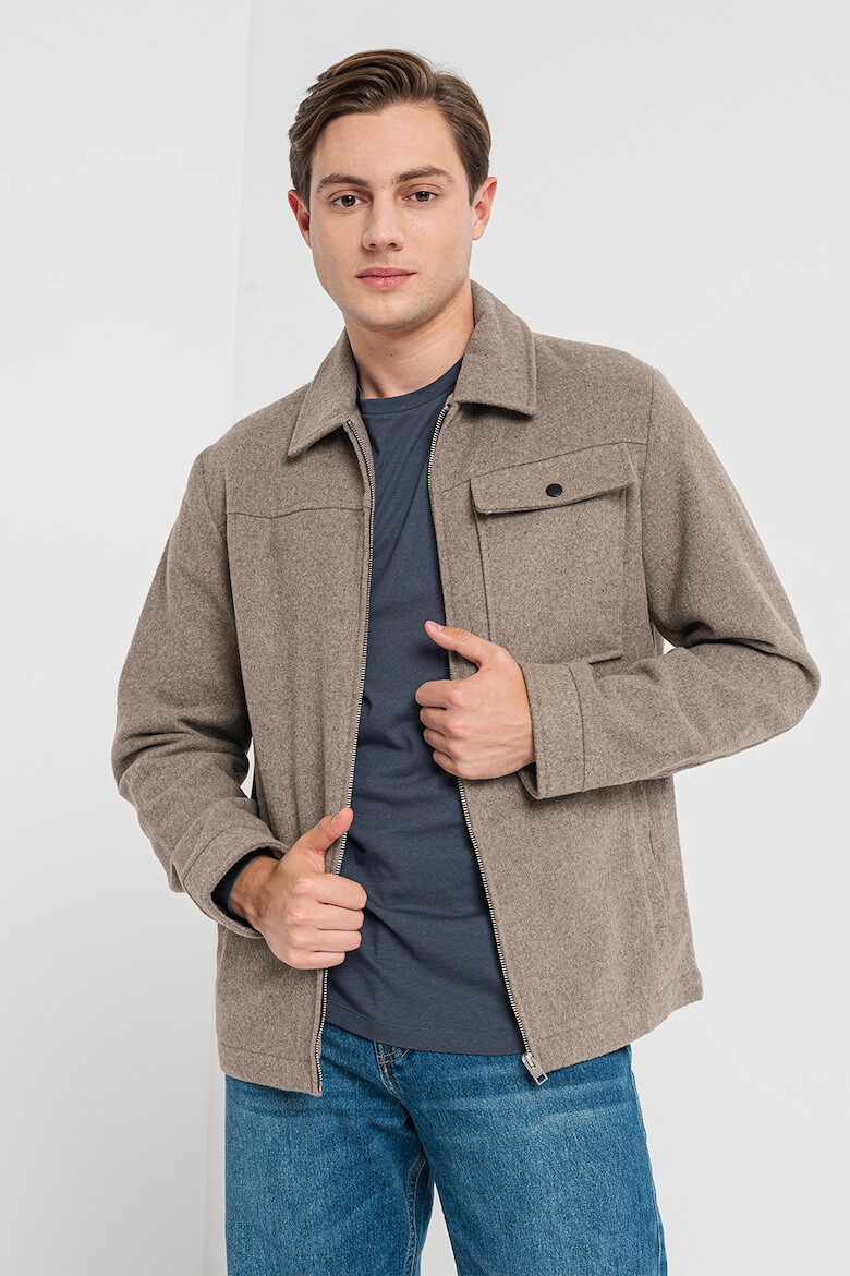 Jack&Jones Jack & Jones Яке с вълна Johnson с джоб - Pepit.bg