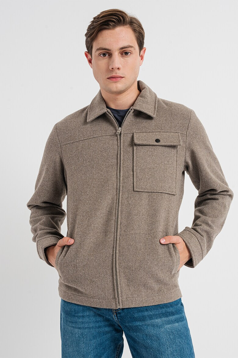 Jack&Jones Jack & Jones Яке с вълна Johnson с джоб - Pepit.bg